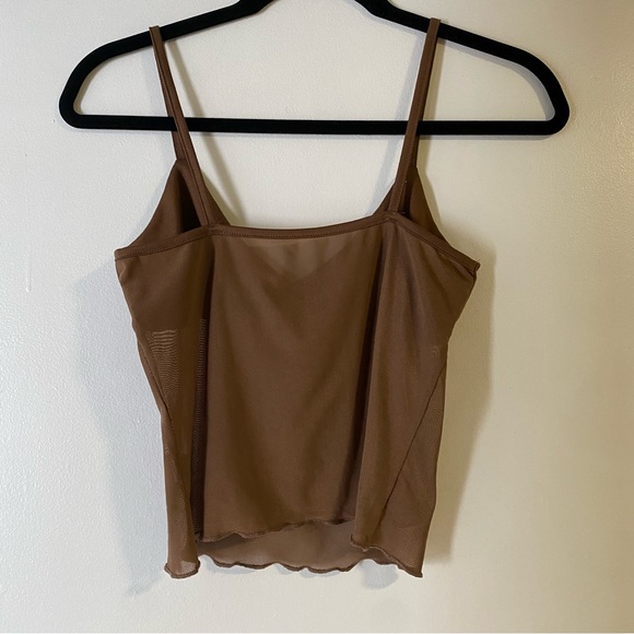 Brown mesh cami - Picture 3 of 3